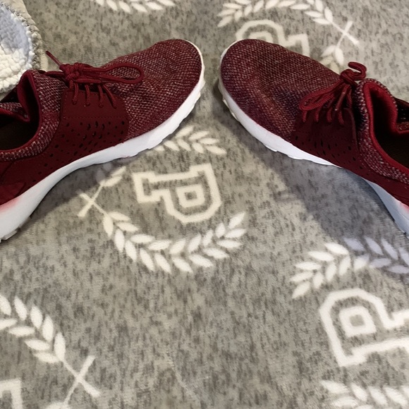 Hey Dude Shoes Hey Dude Tennis Shoes Size 8 Burgundy In Color Lightly Worn Poshmark